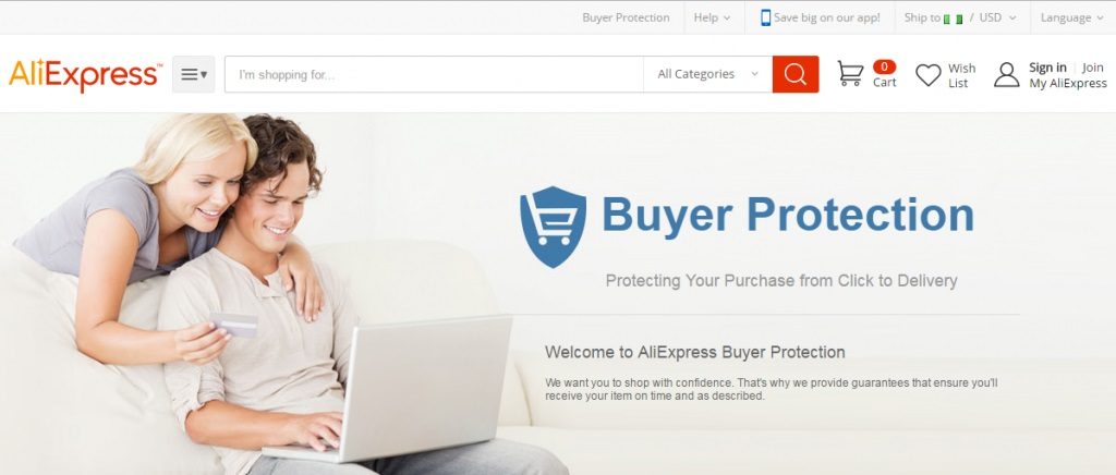 Aliexpress buyer protection